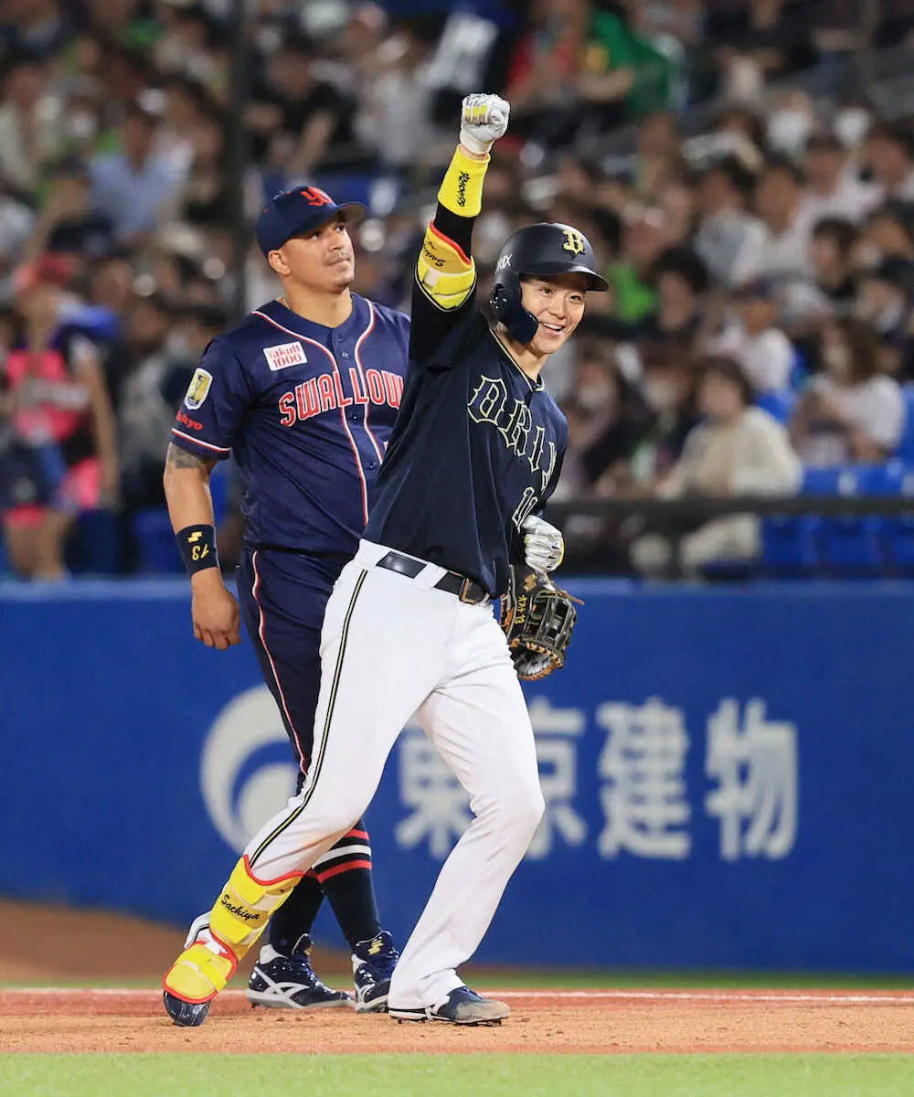 【画像・写真】オリ・山崎福「120点」49年ぶり先発投手＆勝利打点　大好き神宮で投げては5勝目、打ってはマルチ