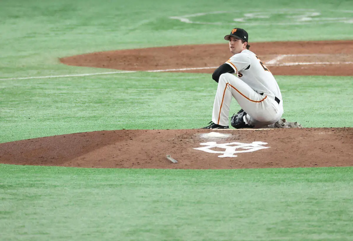 【画像・写真】巨人・阿波野コーチ「粘り強く投げてくれた」とグリフィン評価も「1球の失投が…」