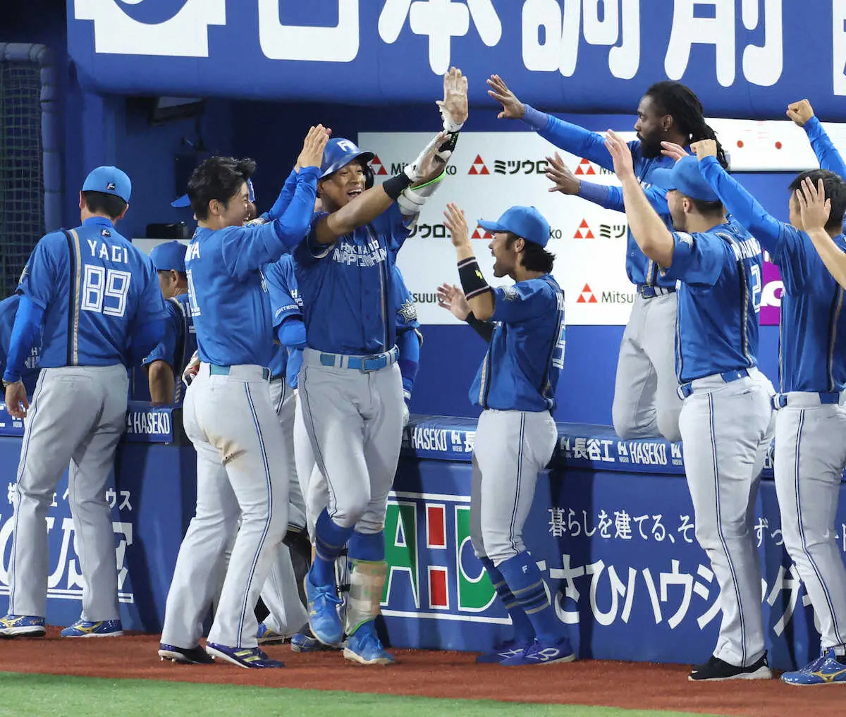 【画像・写真】新庄ハム　万波弾で延長制し4連勝!交流戦10勝8敗で18年以来、開催4シーズンぶり勝ち越し決めた