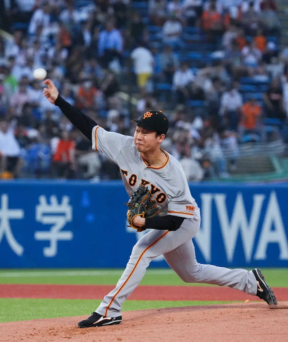 【画像・写真】巨人　先発ローテ再編　23日登板の山崎伊　5勝目へ「長いイニングを投げることを意識」