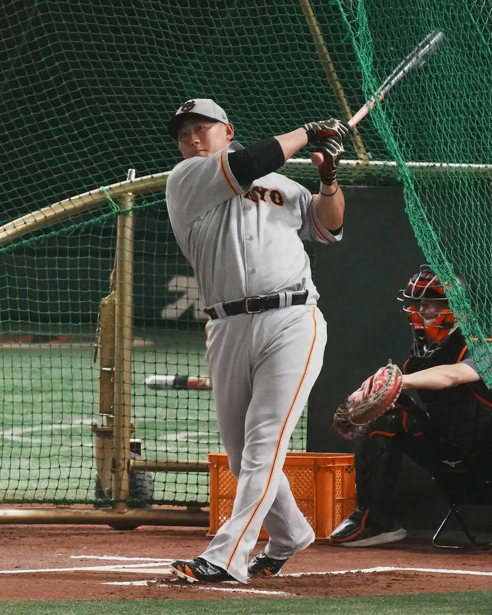 【画像・写真】巨人・中田「なんとも思わないです」　残り3本の通算300本塁打へ平常心強調