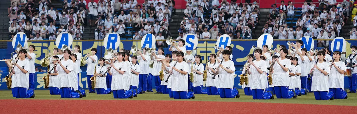 【画像・写真】習志野高校「美爆音」ロッテ応援に早くも大反響　SNSは「感動もん」「曲が豪華になってる」