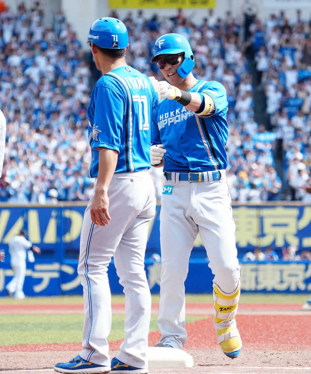 【画像・写真】新庄ハム　奇策不発でサヨナラ負け…石井2連続スクイズ失敗の“珍プレー”が明暗分ける