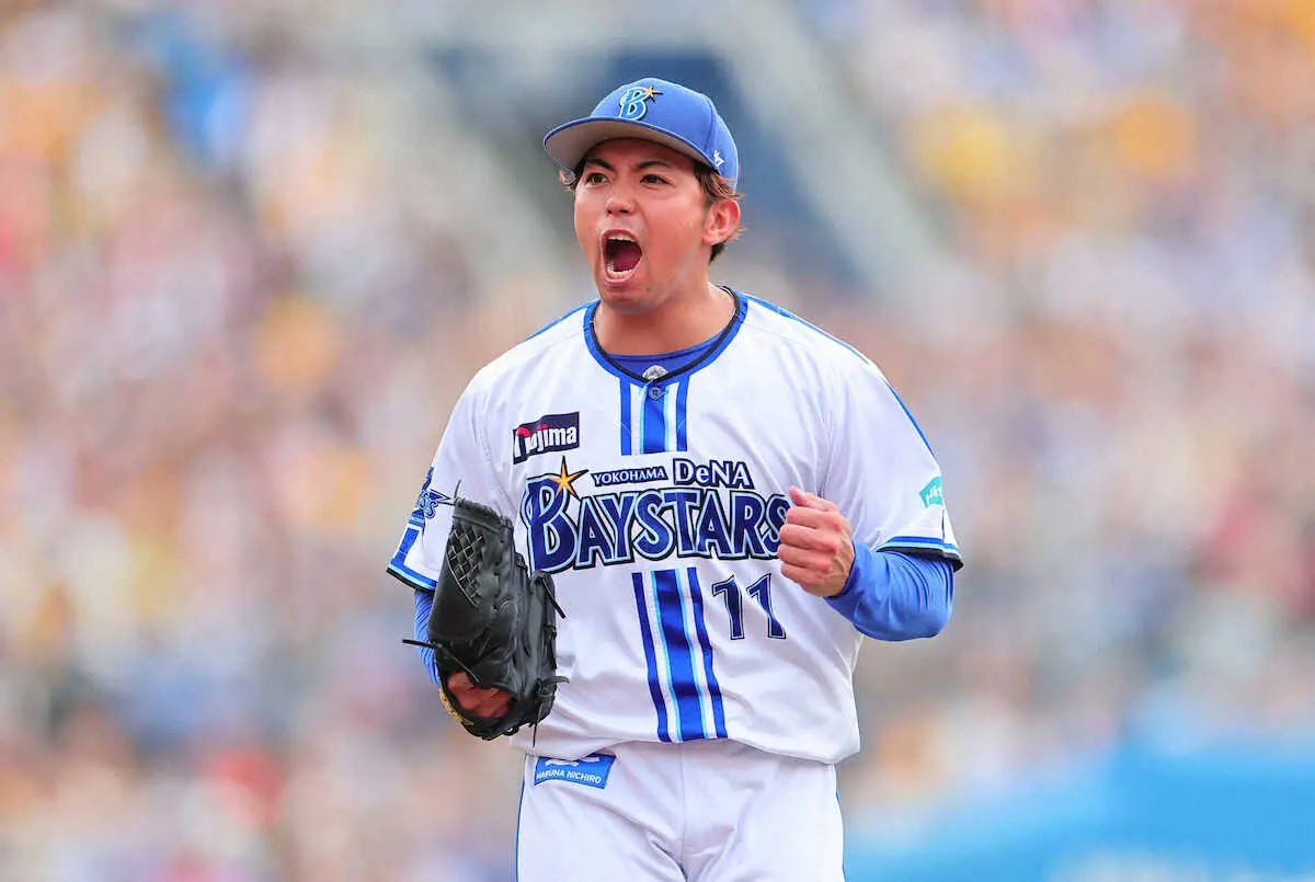 【画像・写真】DeNA東　無四球完封に「ゾーン内で勝負できた」　与四球率は脅威の0.65に
