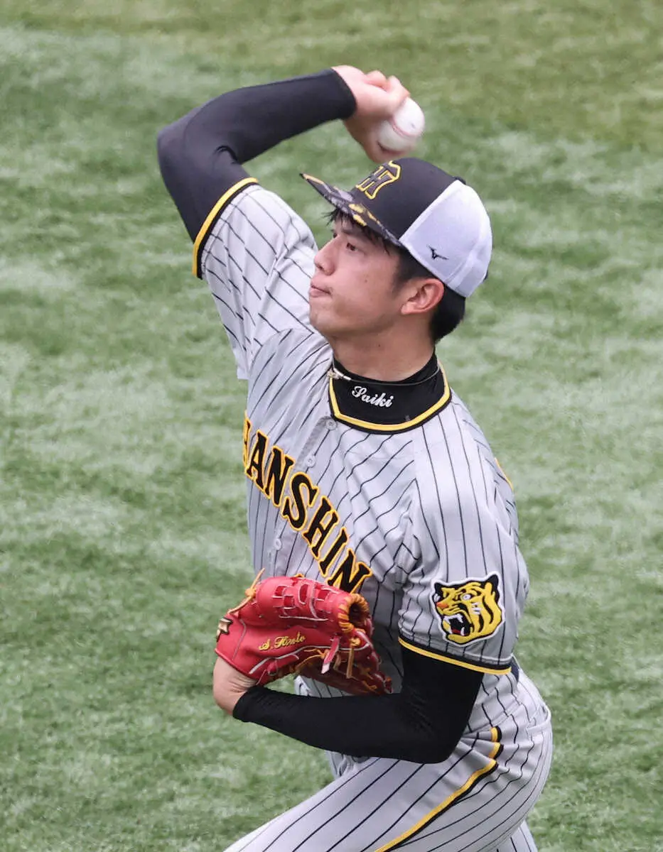 【画像・写真】阪神・才木　25日VSバウアー「自分のやることをやるだけ」　首位陥落阻止へ最後のトリデや