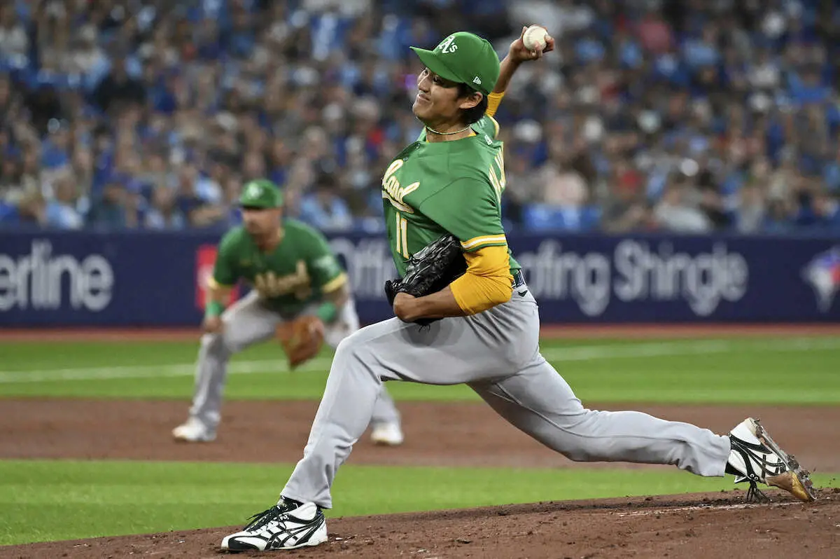 【画像・写真】アスレチックス・藤浪晋太郎　先発も1回持たず22球で降板　ネットの声は同情的
