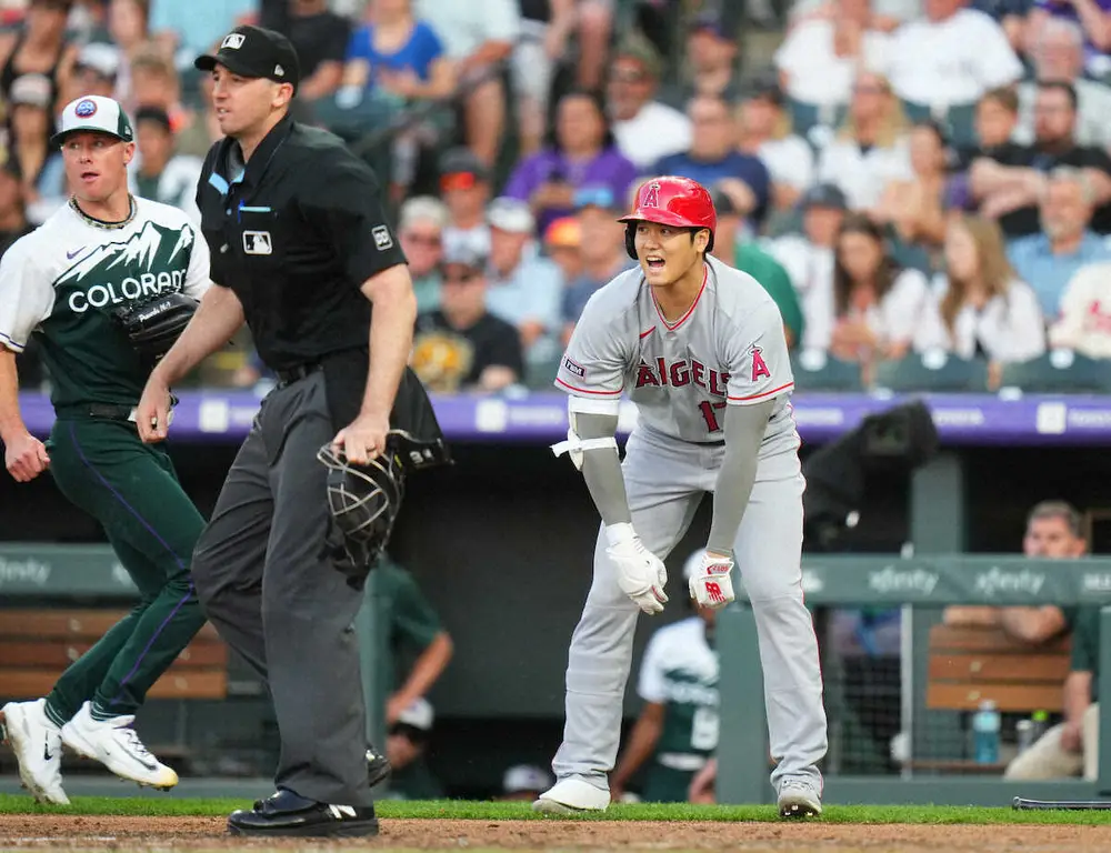 【画像・写真】エンゼルス　驚異の3者連続弾！“3球連発”、敵地どよめき　トラウト、ドゥルーリー、タイス連発