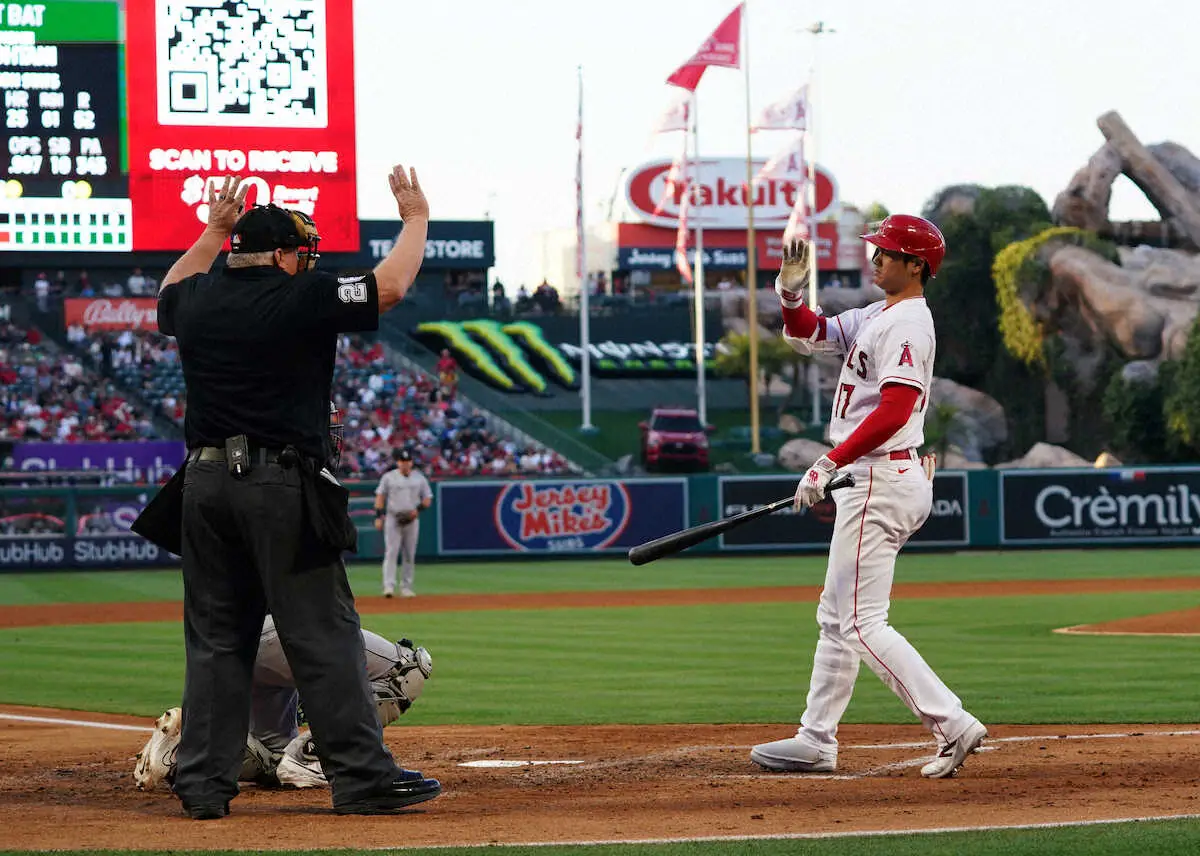 【画像・写真】大谷翔平“虫の知らせ”弾！！キング独走26号　まさに“バグってる”大活躍