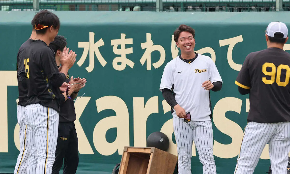 【画像・写真】三度目正直で“聖地星”だ！阪神・村上、お得意中日相手に29日先発へ　休養たっぷり中15日「いい感覚」