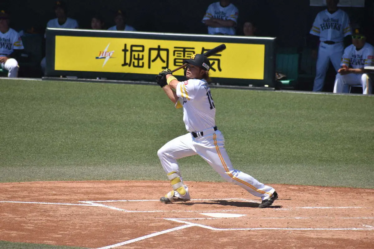 【画像・写真】ソフトB・山本の魅力は長打力と選球眼　2軍戦で阪神・青柳も攻略　支配下へアピール「最後まで諦めずに」