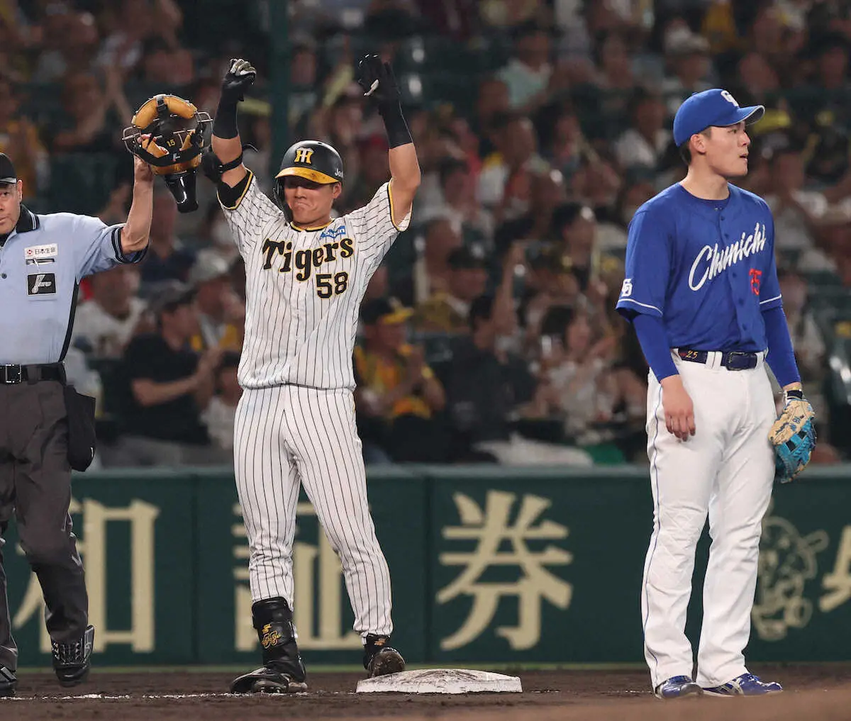 【画像・写真】阪神・前川　プロ初の猛打賞　岡田監督絶賛「打点も挙げるし、つなぎもできる。ホント、いい仕事」