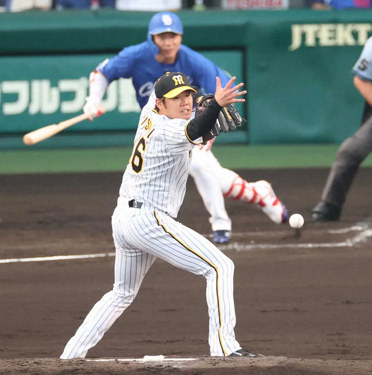 【画像・写真】阪神・西勇、投打で連敗脱出貢献　自身3連勝で5勝目も5回降板に猛省　打撃では犠打2本決め好機拡大