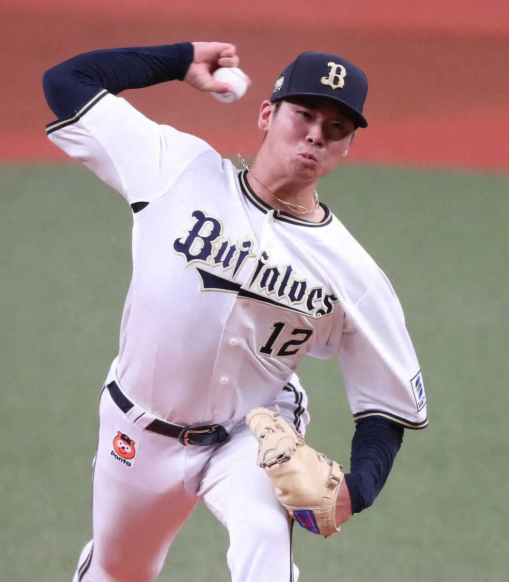 【画像・写真】オリックス・山下舜平大　6回無失点の快投！ハーラートップの7勝目の権利を持って降板