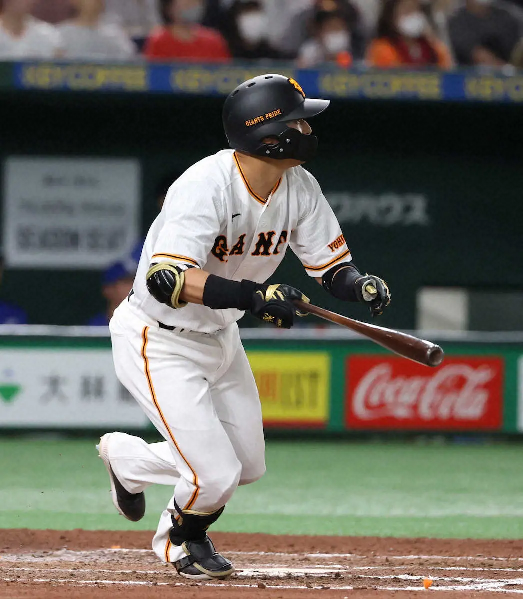 【画像・写真】巨人・吉川尚輝　零敗のなかで光る10戦連続安打　原監督「いい方向にきていると思います」