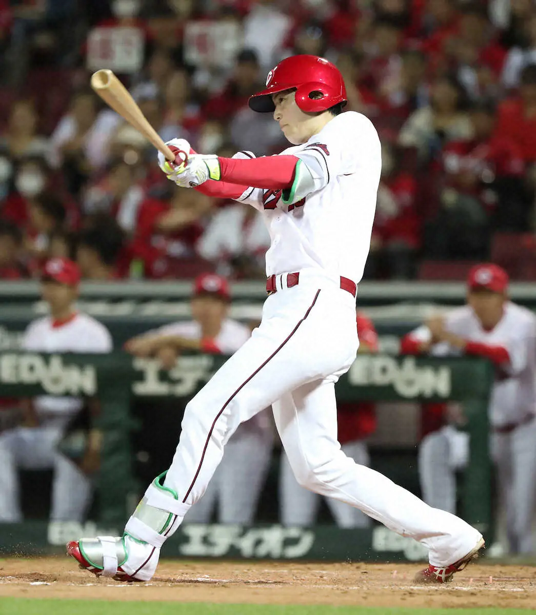 【画像・写真】広島・森下が「決勝弾＆勝利投手」　球団投手マエケン以来8年ぶり「いい勝ち方ができて良かった」