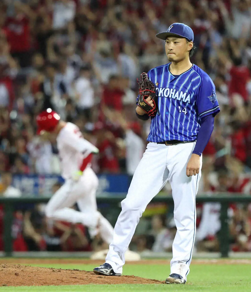 【画像・写真】DeNA・石田　今季最多5失点で8戦白星なし　広島・森下に被弾「厳しくいかなきゃいけないところで…」