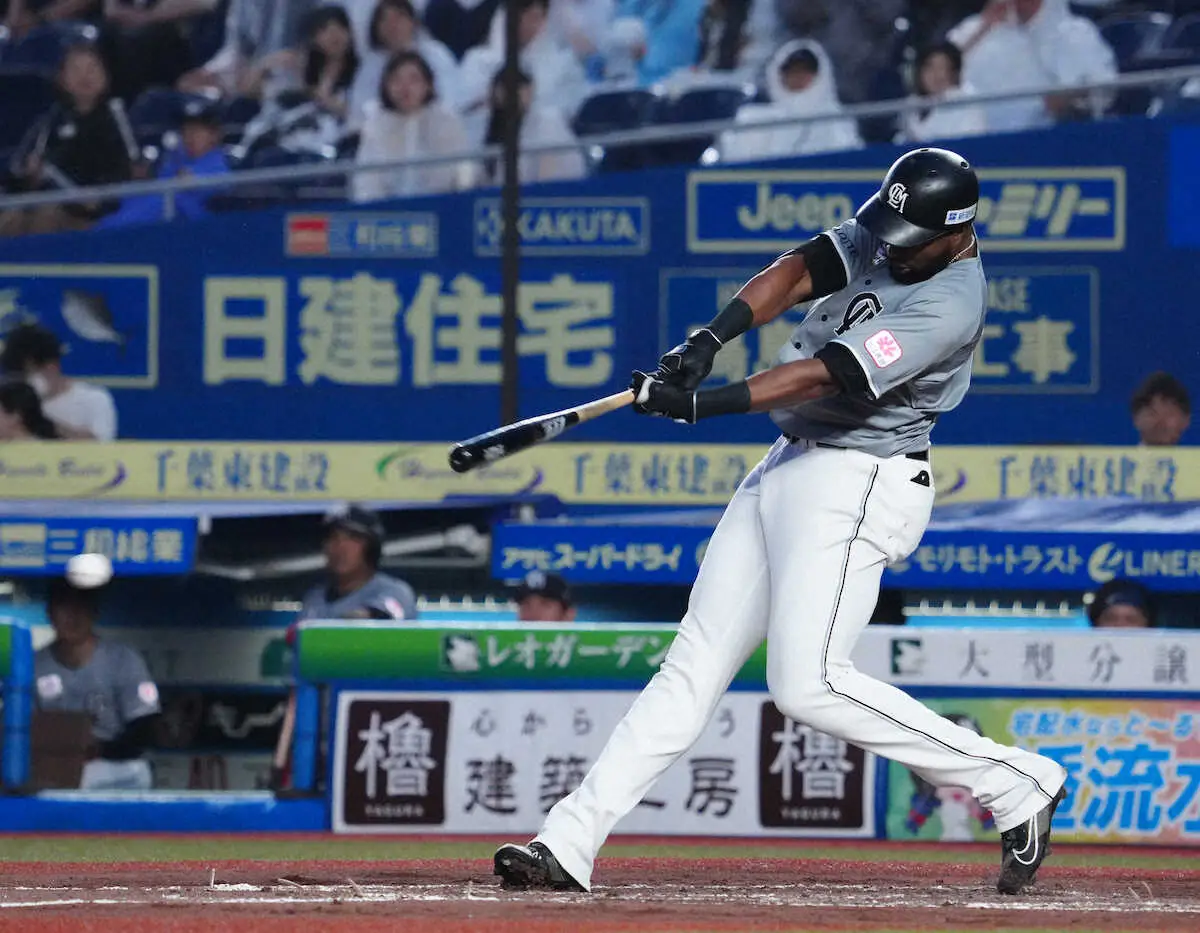 【画像・写真】ロッテ・ポランコが反撃の適時打「良いところに飛んでくれて良かった」