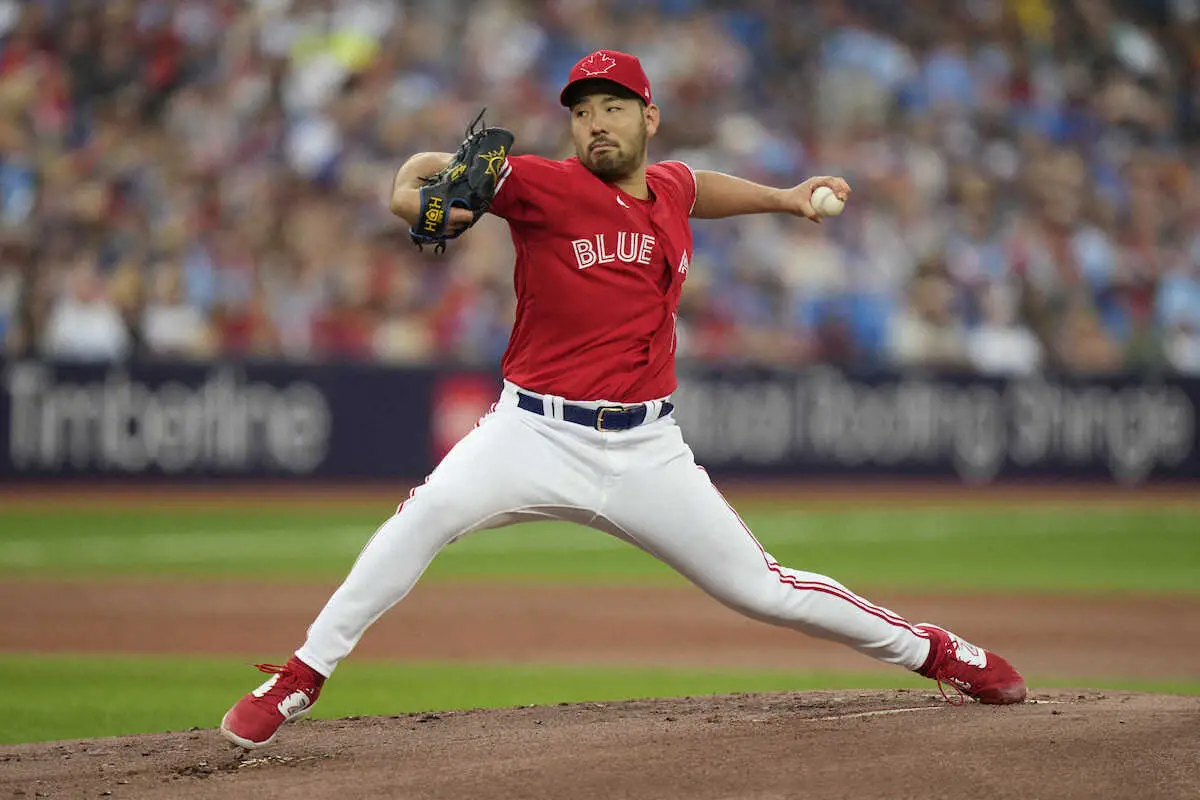 【画像・写真】レッドソックス戦に先発したブルージェイズ・菊池（AP）