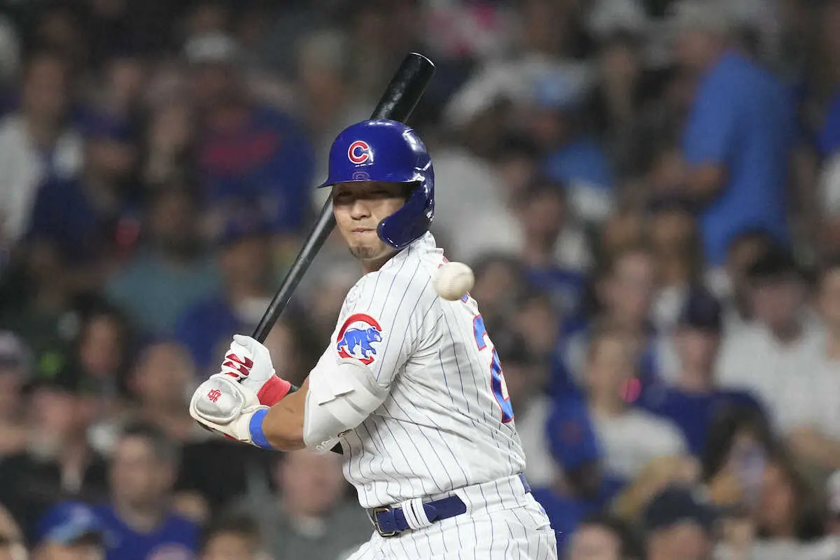 【画像・写真】快音が遠い…カブス・鈴木誠也　9回は一発出ればサヨナラの好機で遊ゴロ　23打席連続ノーヒット