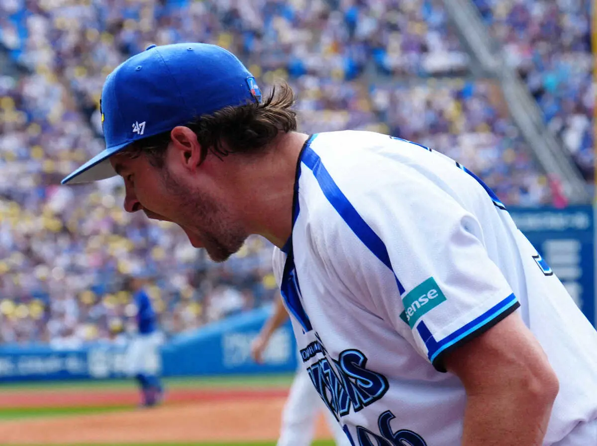 【画像・写真】DeNA「ほう哮」バウアー　中4日でヤクルト戦先発か