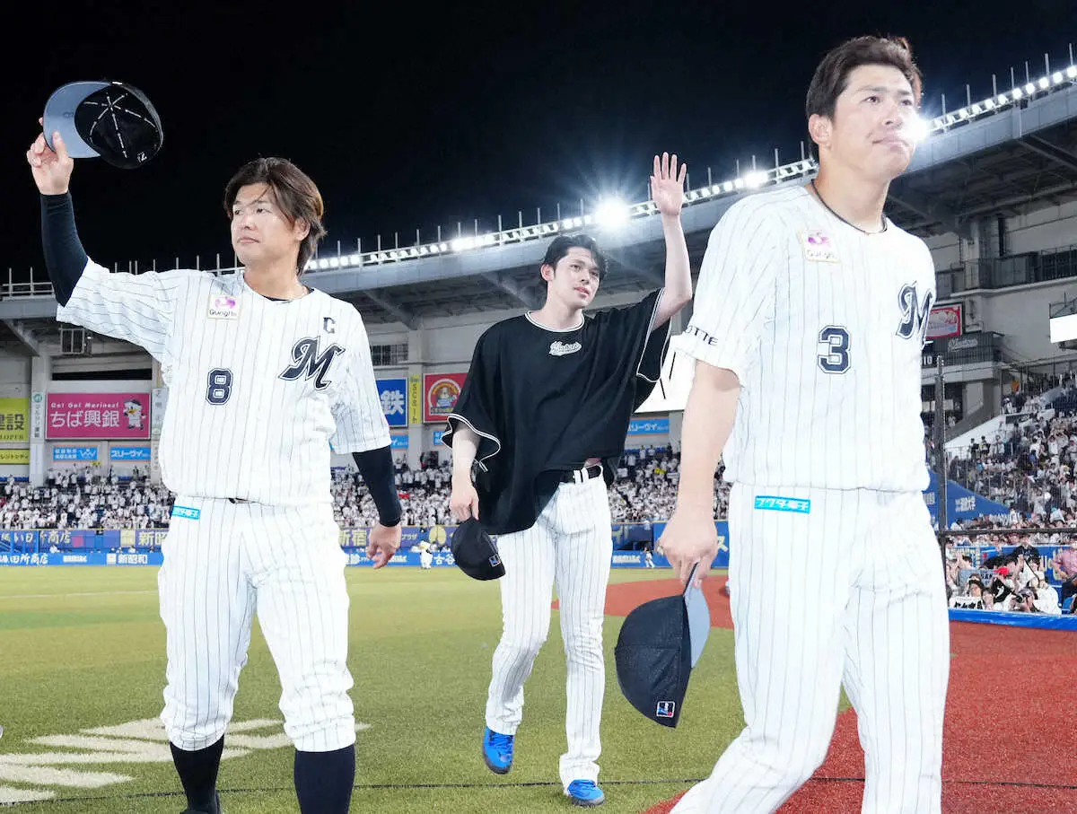 【画像・写真】ロッテ“角中節”全開　8回無失点の朗希に「まだまだっしょ」高すぎる目標設定「27個三振でアウトを」