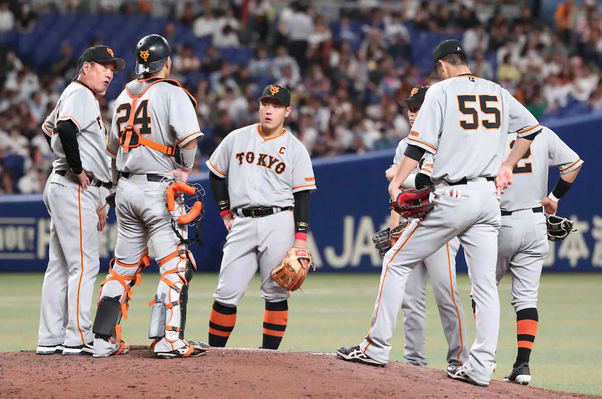 【画像・写真】巨人・原監督「もう両軍とも総力でしょ」　両軍とも全9投手投入、4時間44分の死闘制す