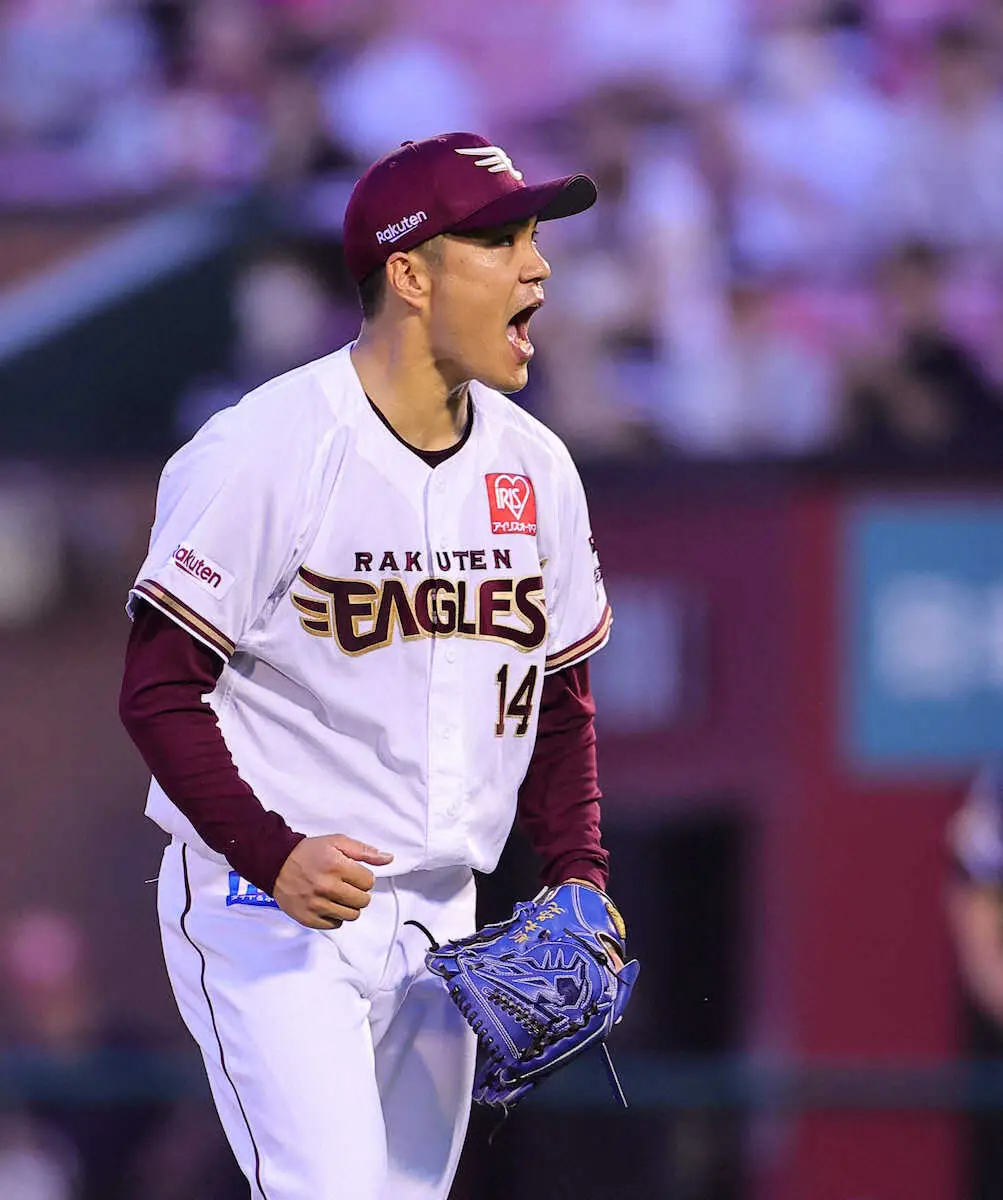 【画像・写真】楽天3連勝！序盤から6点リードで逃げ切った　則本は6回途中5失点の粘投で今季4勝目