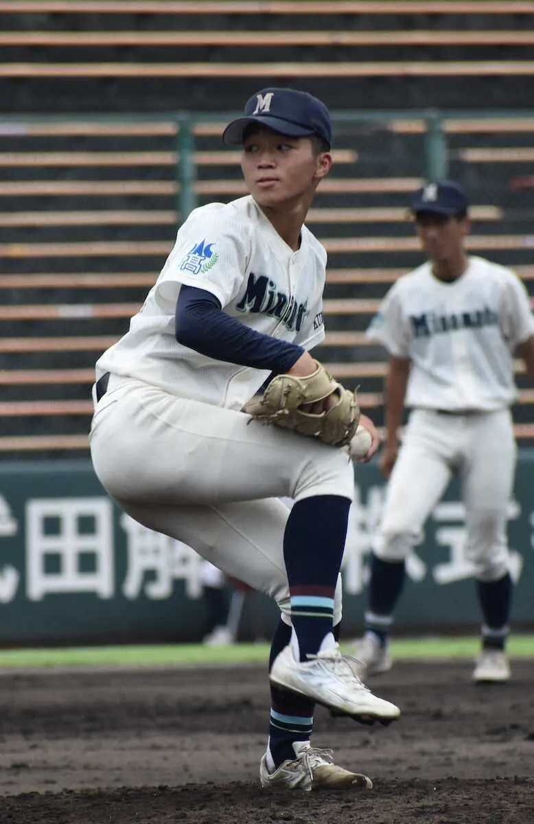 【画像・写真】全国わずか130人の珍名！南畝（のうねん）がトルネ―ド投法で水俣に5年ぶりの夏1勝もたらす