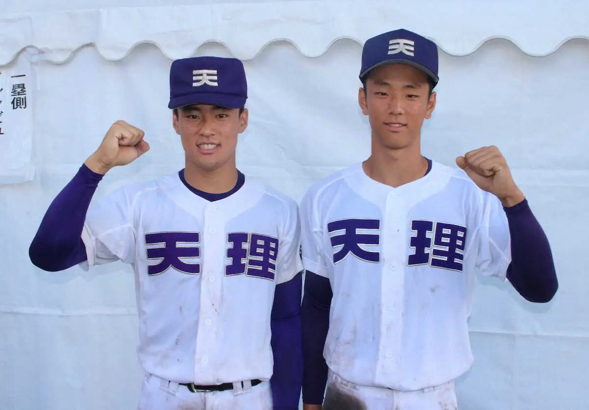 【画像・写真】天理15－14で初戦突破　1年生の弟・赤埴幸輝の適時打に奮い立った3年生の兄・克樹が逆転満塁弾