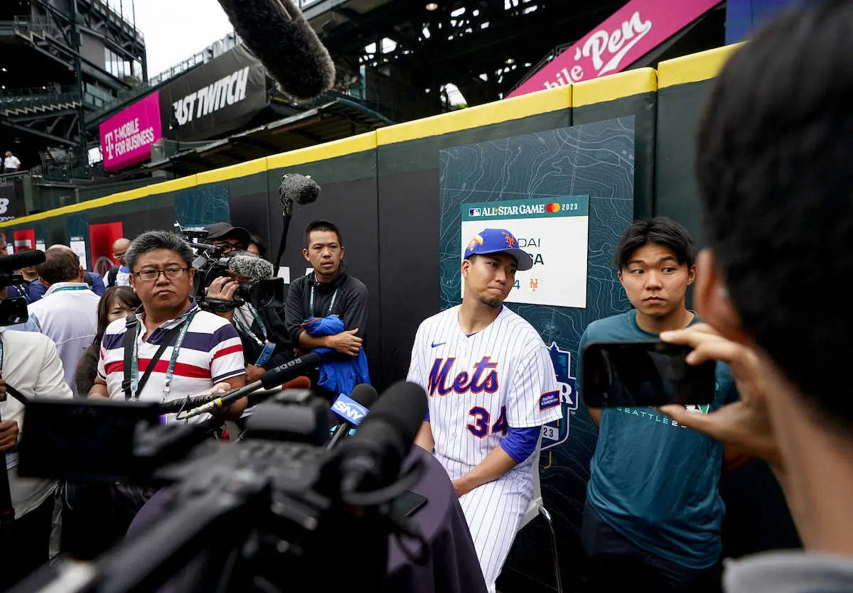 【画像・写真】HRダービー　アロンソを激励の千賀滉大「良いものが見れました」球宴は「あれば頑張ります！」