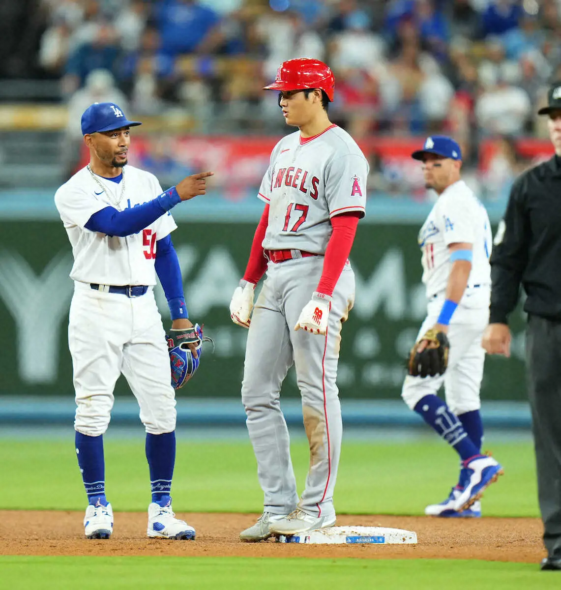 【画像・写真】ベッツ　大谷との塁上やり取り明かす　「アデルの方がパワーがあると言ったけど僕は信じないよ」　