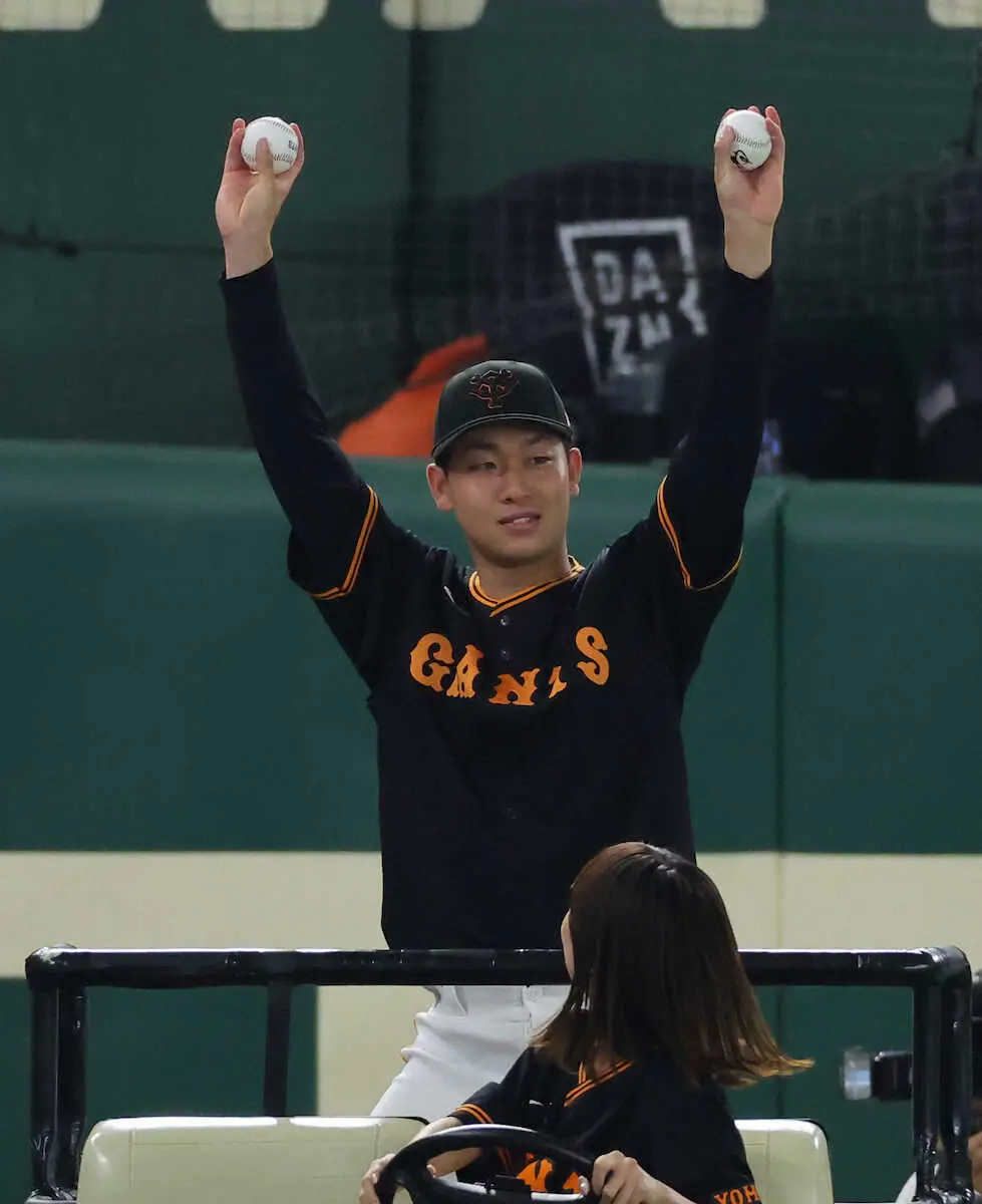 【画像・写真】巨人・山崎伊織「次はしっかり投げ切れるように」　プロ初完投、初完封にあと4人で交代も6勝目