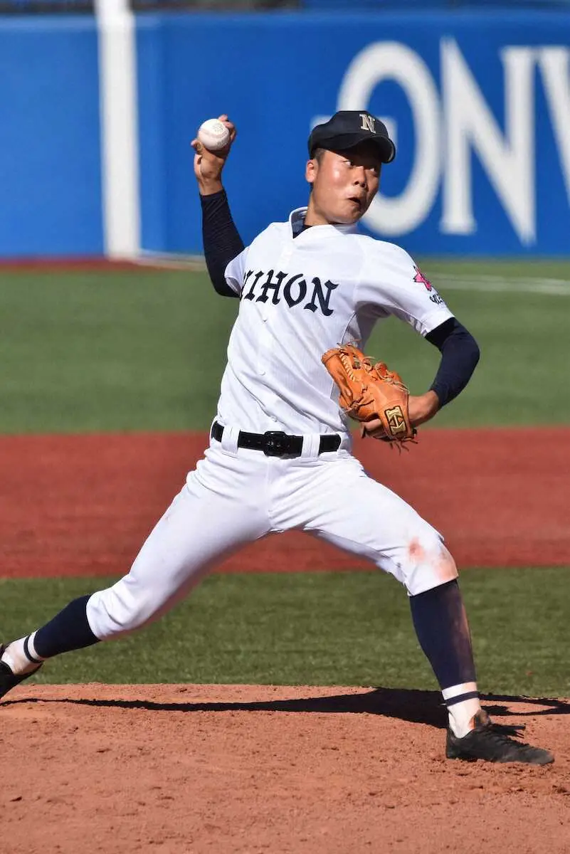 【画像・写真】異例競泳との二刀流！日大豊山・光永　4番で1安打、俊足生かし二盗も　昨年総体で3冠の水の王者