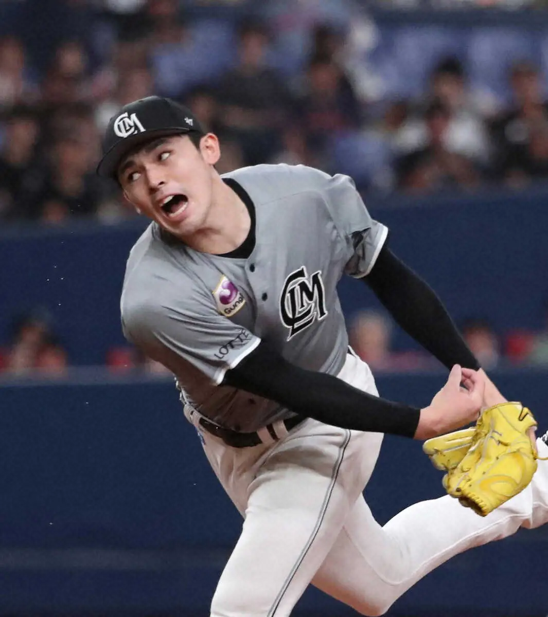 【画像・写真】ロッテ・佐々木朗希　シーズン8度目の2桁奪三振　95年伊良部以来、球団2人目