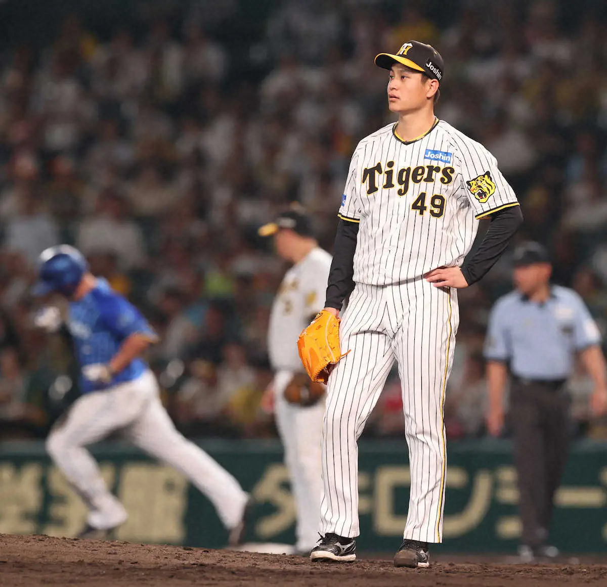 【画像・写真】阪神・大竹まさか…2発に沈み5回4失点降板　今季8戦4勝無敗の甲子園でKO