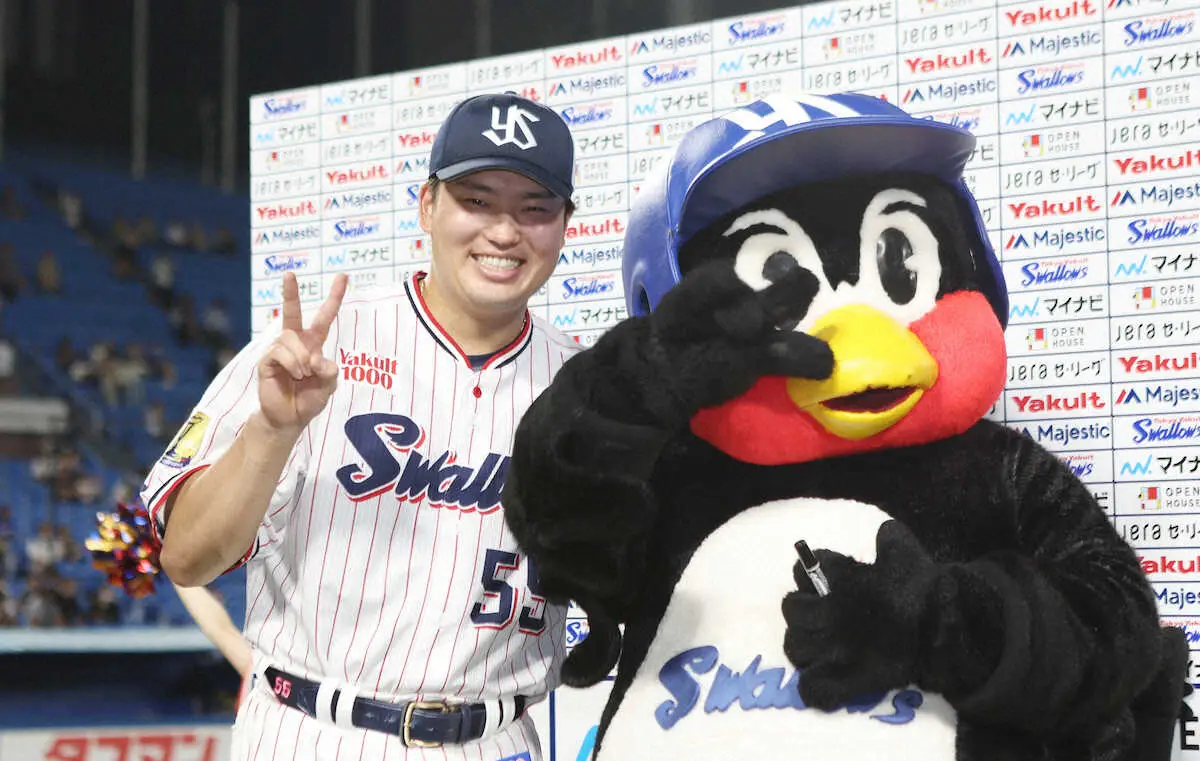 【画像・写真】ヤクルト村上、覚せいの2発　43打席ぶりの一撃は逆転13号3ラン　8回にも2打席連発