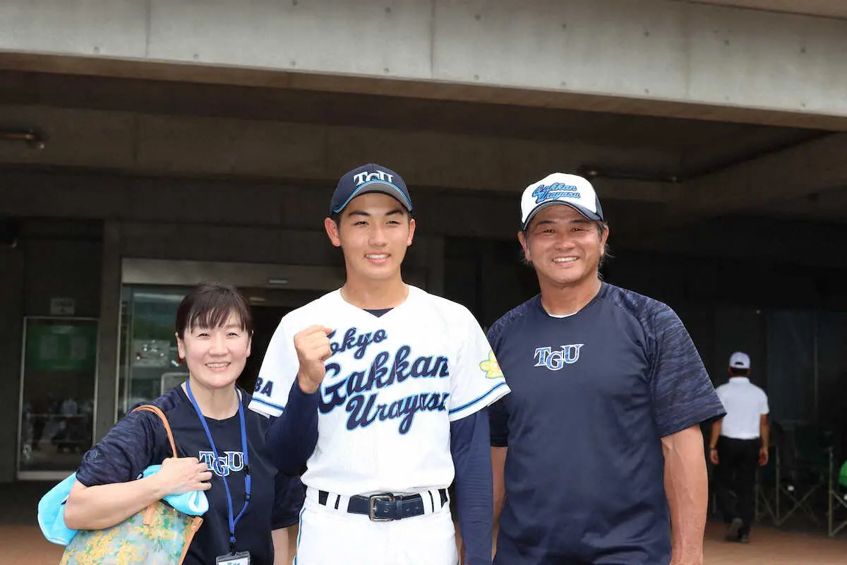 【画像・写真】東京学館浦安・谷佳亮　快勝発進も反省「緊張」5の0　父は元巨人・佳知氏、母は柔道メダリスト亮子氏