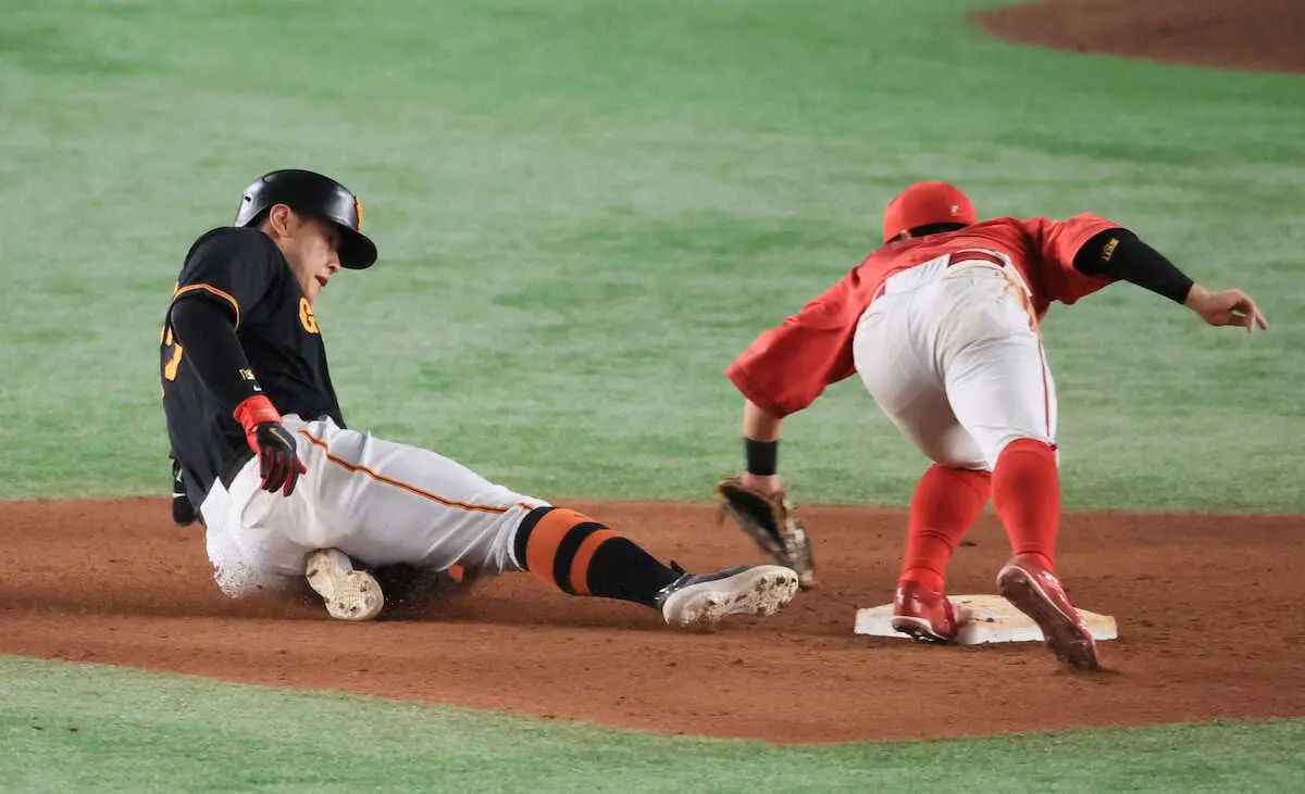 【画像・写真】巨人3位浮上失敗…併殺4度の拙攻で今季9度目の零敗　原監督「0点じゃ、なかなか」