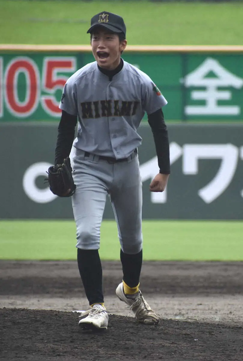 【画像・写真】唐津南が10年ぶり夏1勝！好救援の1年生左腕の持丸「3年生の分まで投げきろうと思いました」