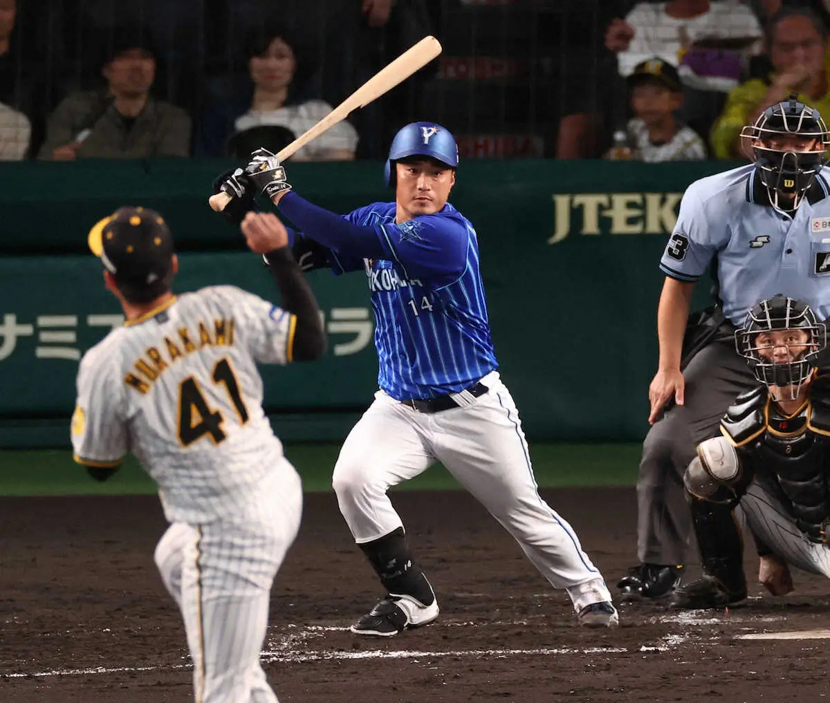 【画像・写真】DeNA・石田　二刀流で自ら援護！先制V打＆5回零封　虎キラーの意地見せた