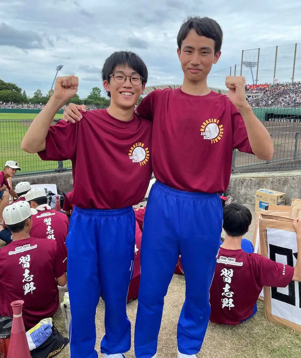 【画像・写真】習志野、快勝の裏で1年生が指揮者デビュー　先輩と心合わせて「美爆音」演出