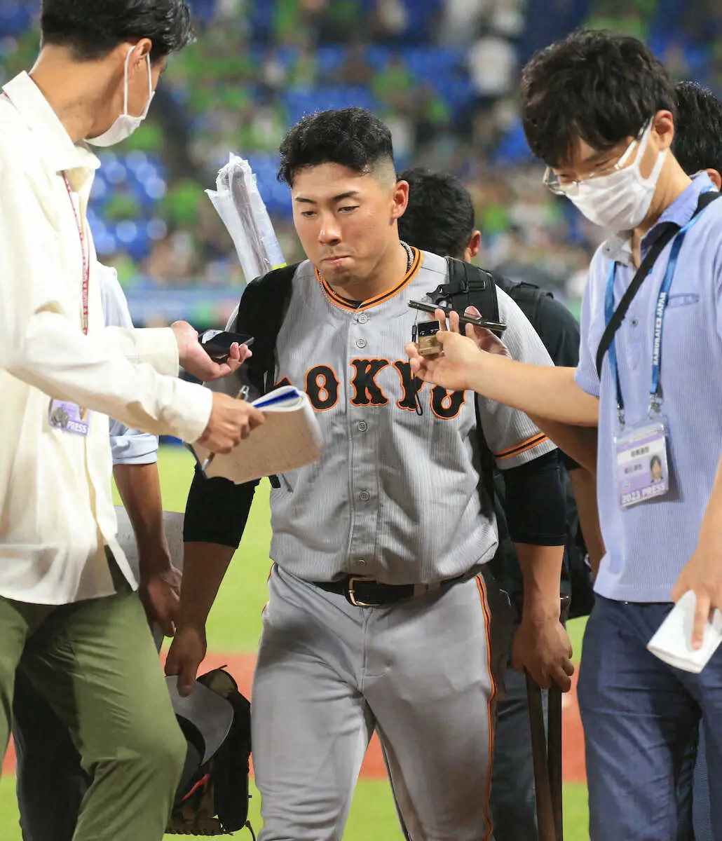 【画像・写真】巨人ドラ1・浅野翔吾　初神宮でデビューから3打席3三振も「前よりはいい感覚…しっかり振れていた」