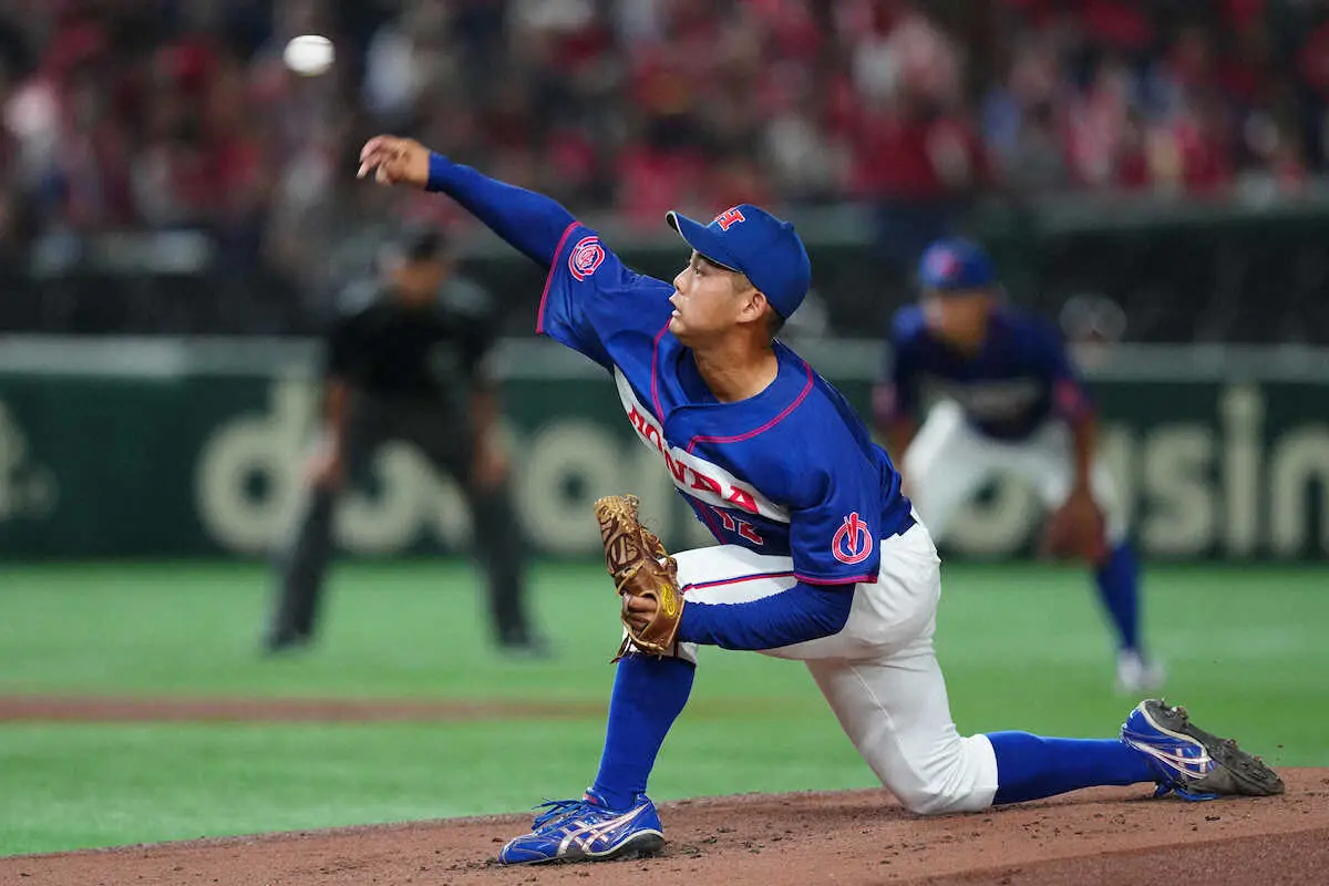 【画像・写真】Honda3年連続初戦敗退…先発の岡野が誤算4失点　開田監督「後手後手に回ってしまった」