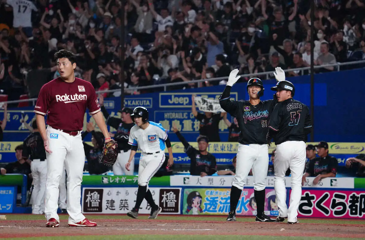 【画像・写真】楽天　救援陣の酒居が安楽が踏ん張れず…連勝8でストップ