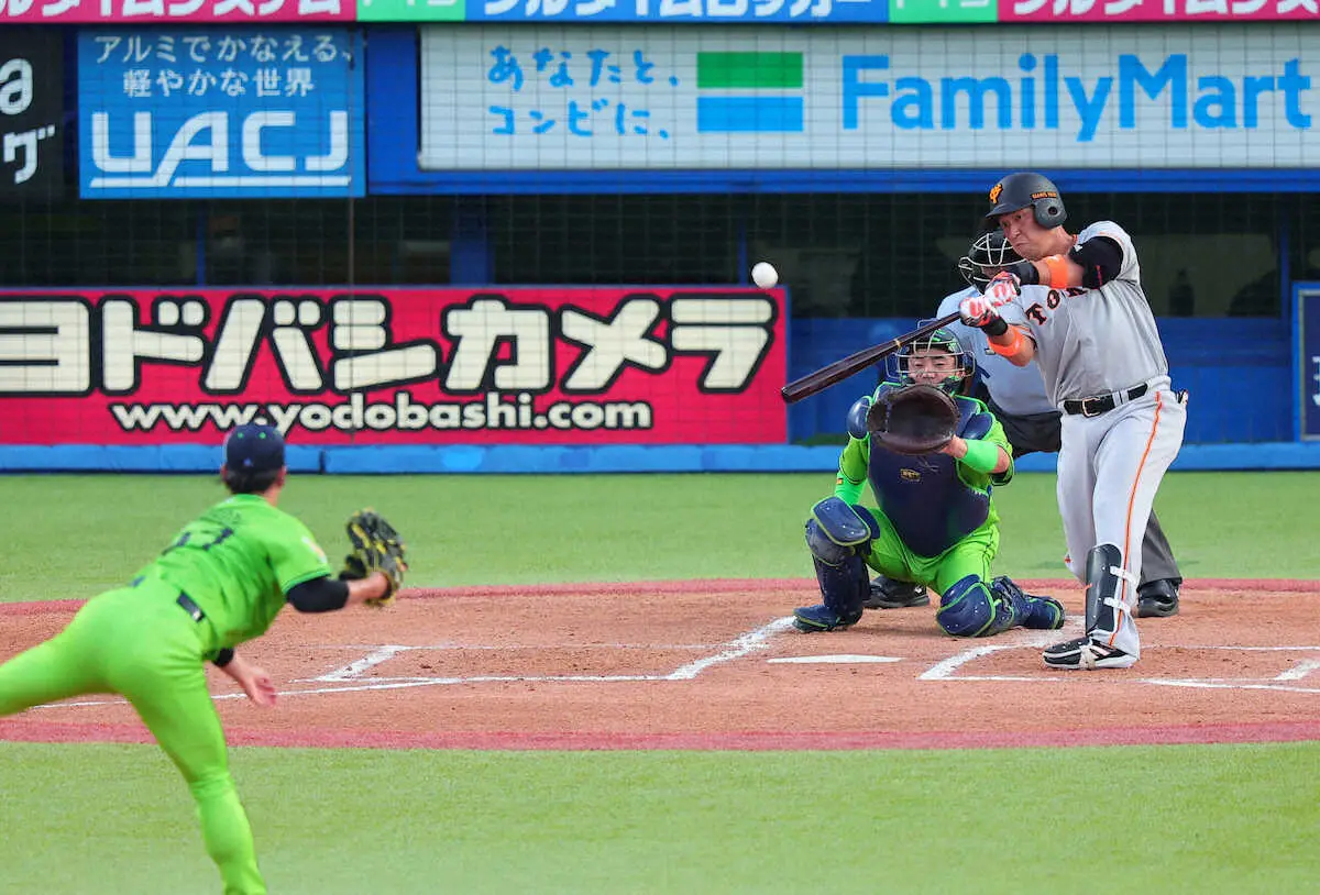 【画像・写真】巨人・中島　今季初スタメンで今季初安打　2000安打に「あと76」