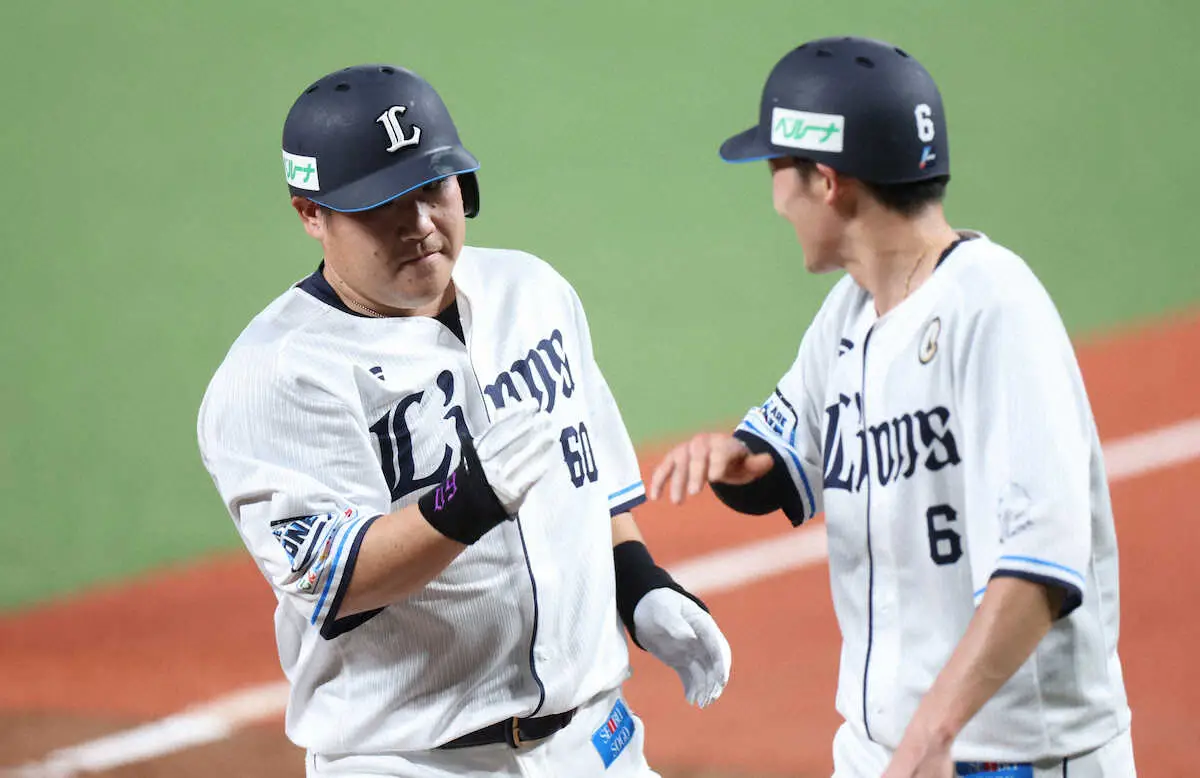 【画像・写真】西武おかわり君が9号2ラン!4連勝中の西武が先制「本当に打てて良かった」日本ハムは最下位転落危機