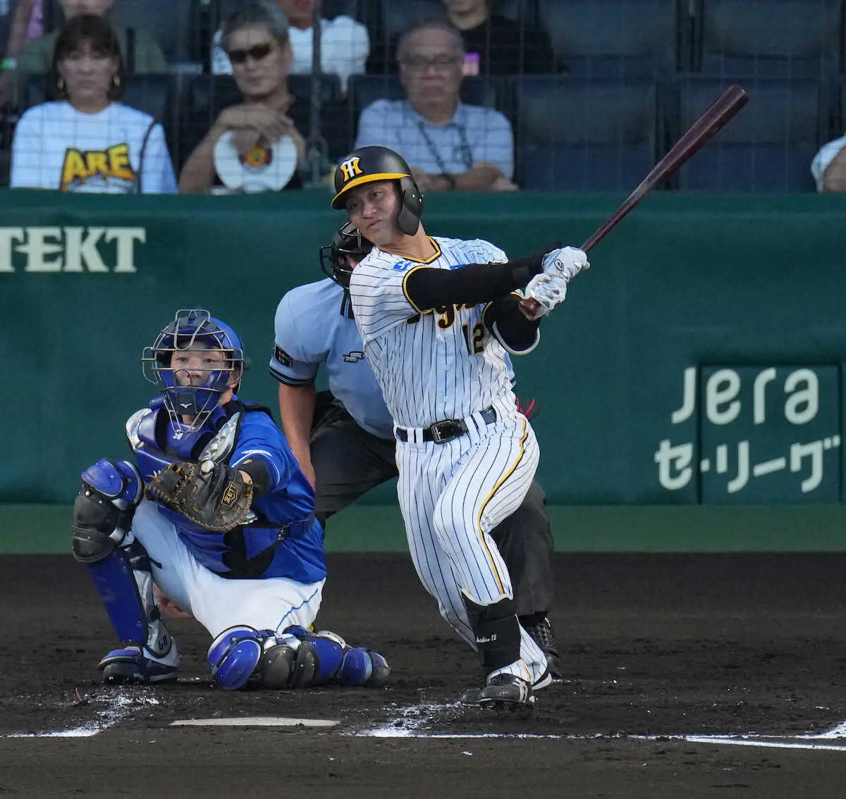 【画像・写真】阪神・坂本　25打席ぶり安打も反省　メヒアに「球数を投げさせて疲れさせたり…とかすれば良かった」