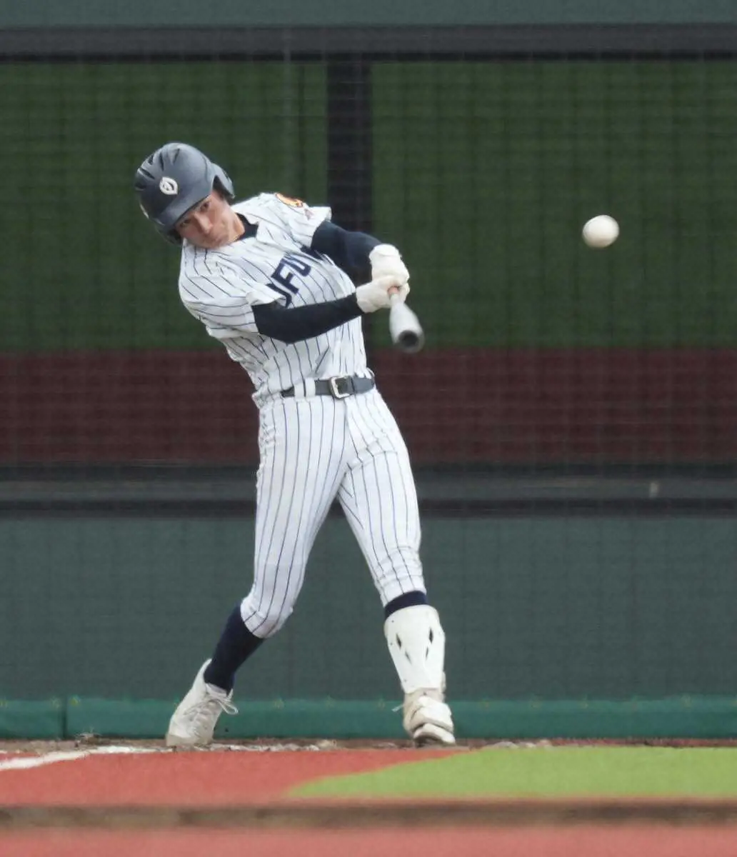 【画像・写真】ロッテ朗希の弟、大船渡・佐々木怜希が躍動！　チーム初安打から快足飛ばして先制のホーム踏む