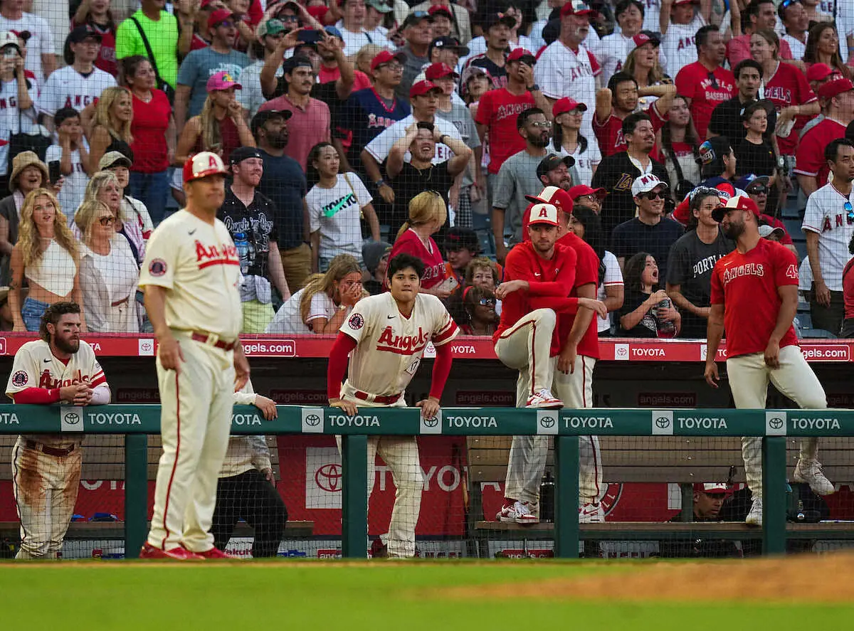 【画像・写真】大谷翔平、キング独走も打点はリーグ1位と7点差のなぜ　直近10本中ソロが…