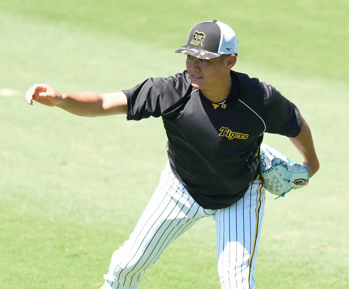 【画像・写真】阪神・西純が今季初めて坂本とバッテリー　同一カード3連敗阻止で前半戦終えられるか